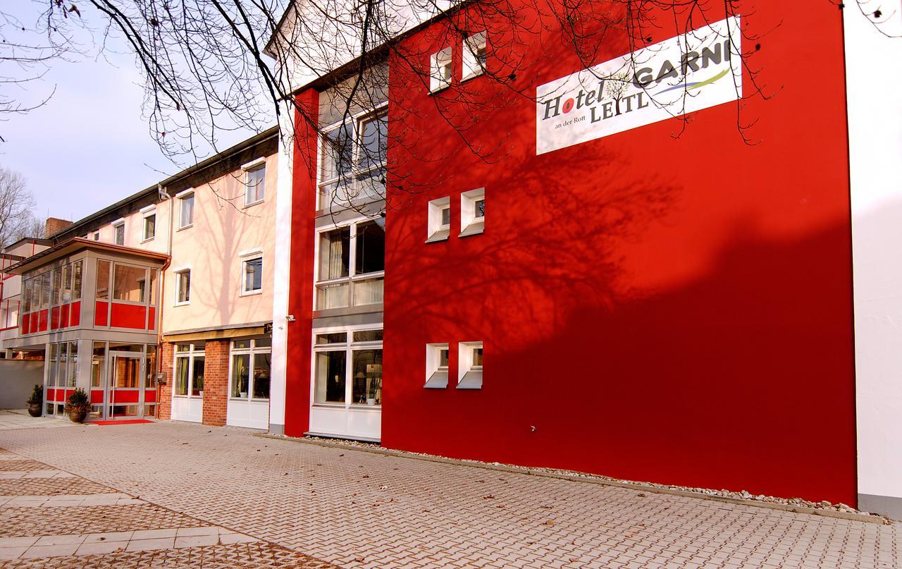 Garni Hotel Leitl Gmbh Eggenfelden Exteriör bild